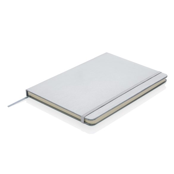 Classic hardcover notebook A5, silver
