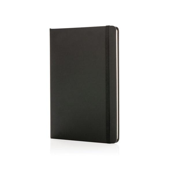 Standard hardcover PU notebook A5, black