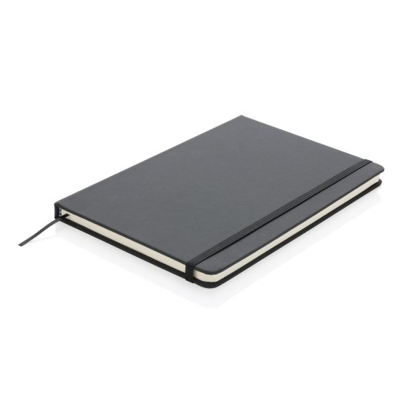 Standard hardcover PU notebook A5, black