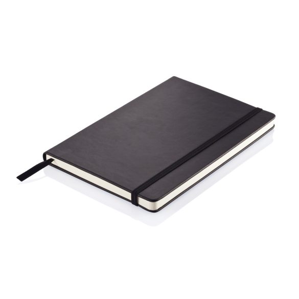 Deluxe hardcover PU A5 notebook, black
