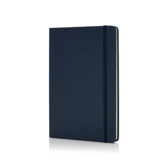 Deluxe hardcover PU A5 notebook, blue