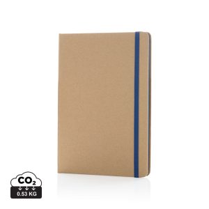 Eco-friendly A5 kraft notebook, blue