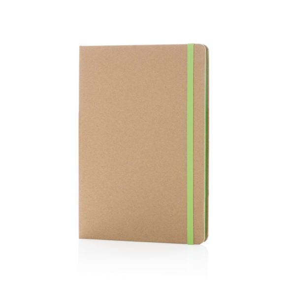 Eco-friendly A5 kraft notebook, green