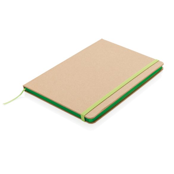 Eco-friendly A5 kraft notebook, green