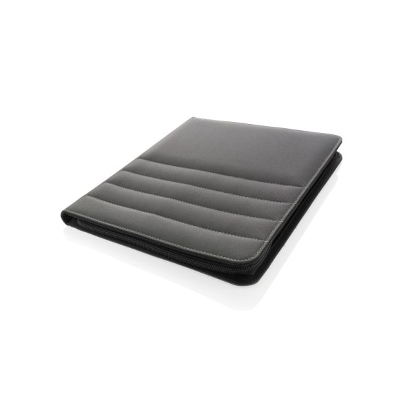 Impact AWARE™ RPET A4 portfolio with zipper, anthracite