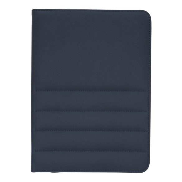 Impact AWARE™ RPET A4 portfolio with zipper, navy