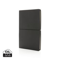 Modern deluxe softcover A5 notebook, black