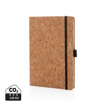 Cork hardcover notebook A5, brown