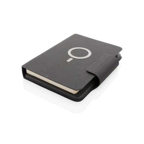 Artic Magnetic 10W wireless charging A5 notebook, black