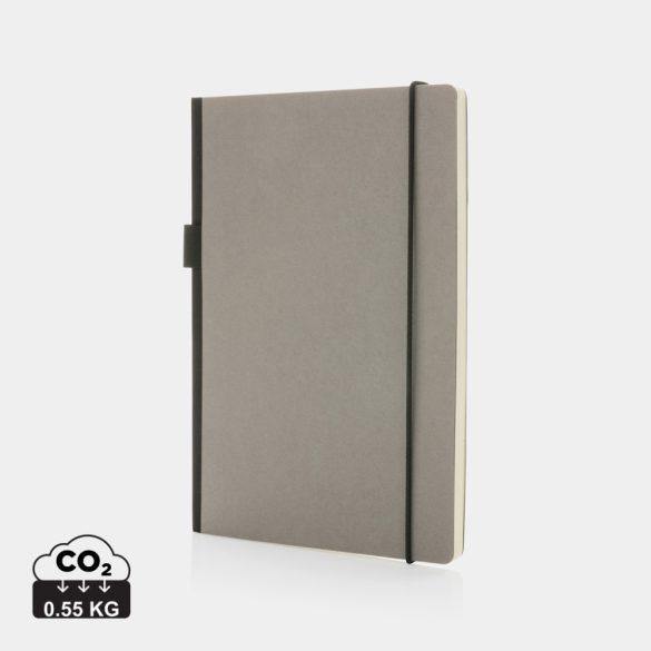 A5 deluxe kraft hardcover notebook, grey