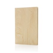 Kavana wood print A5 notebook, brown