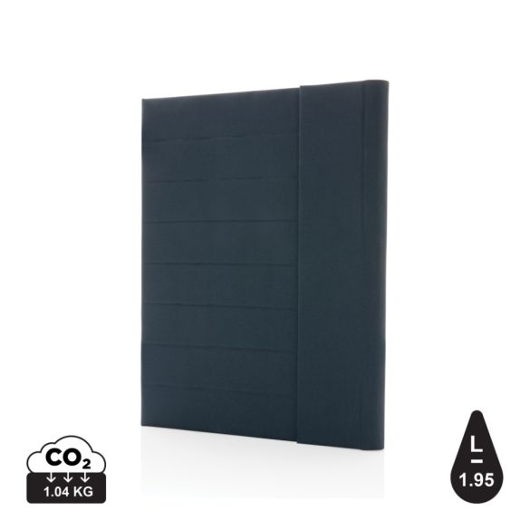 Impact Aware™ A4 portfolio with magnetic closure, navy
