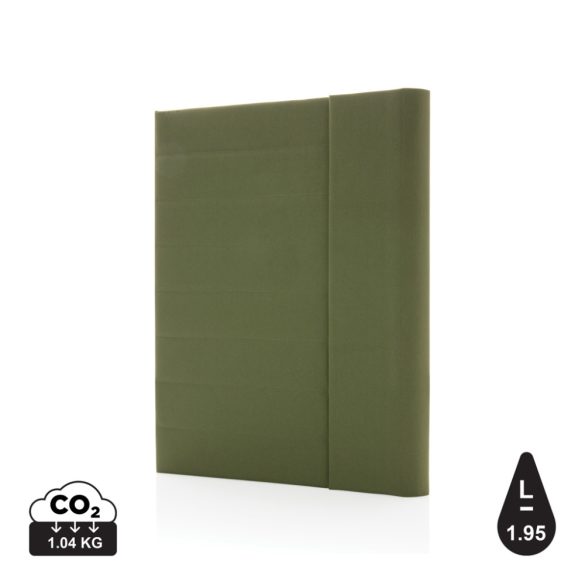 Impact Aware™ A4 portfolio with magnetic closure, green