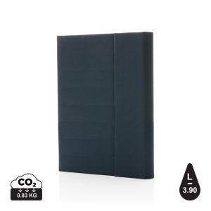 Impact Aware™ A5 notebook with magnetic closure, navy