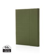 Impact Aware™ A5 notebook with magnetic closure, green