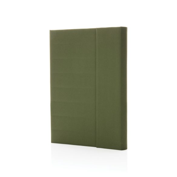 Impact Aware™ A5 notebook with magnetic closure, green