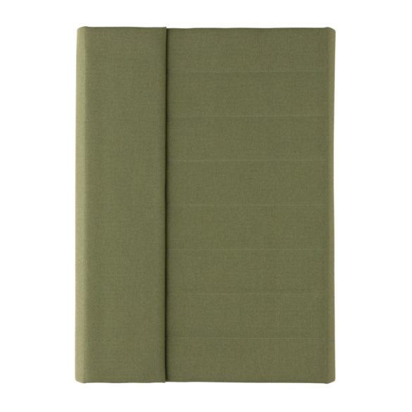 Impact Aware™ A5 notebook with magnetic closure, green