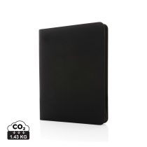   Impact Aware™ deluxe 300D tech portfolio with zipper, black