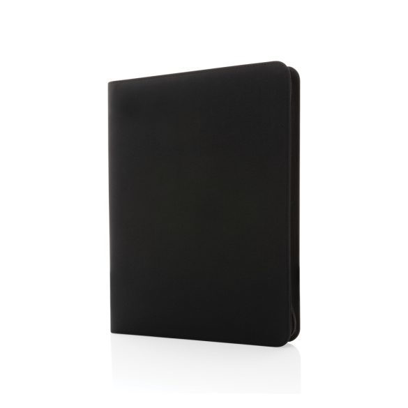 Impact Aware™ deluxe 300D tech portfolio with zipper, black