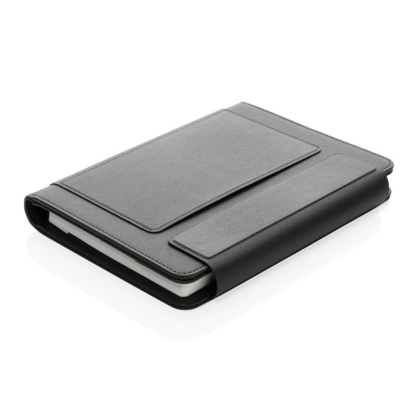 Swiss Peak Heritage RCS rPU A5 stone paper portfolio, black