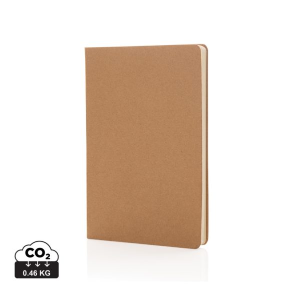 A5 FSC® hardcover notebook, brown