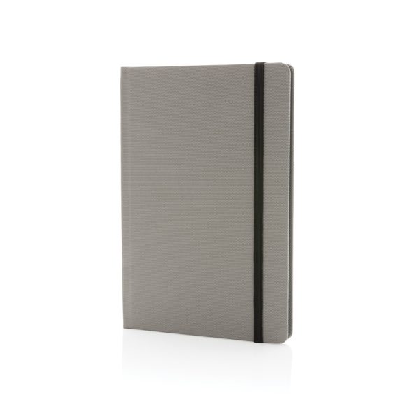 GRS certified RPET A5 notebook, grey