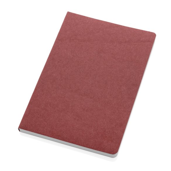 Salton luxury kraft paper notebook A5, cherry red