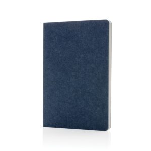 Phrase GRS certified recycled felt A5 notebook, blue