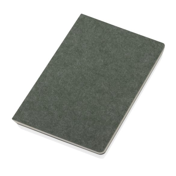 Phrase GRS certified recycled felt A5 notebook, green