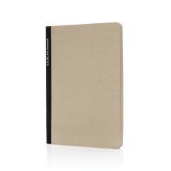 Stylo Bonsucro certified Sugarcane paper A5 Notebook, black