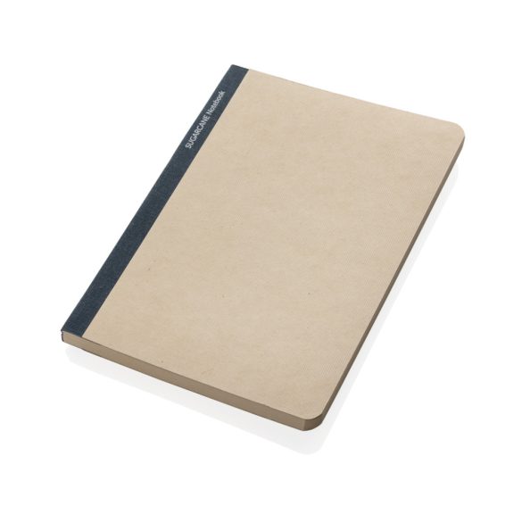 Stylo Bonsucro certified Sugarcane paper A5 Notebook, blue