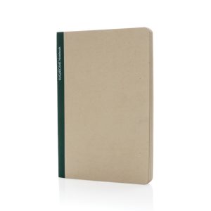 Stylo Bonsucro certified Sugarcane paper A5 Notebook, green