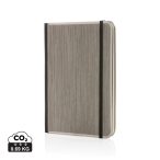 Treeline A5 wooden cover deluxe notebook, grey