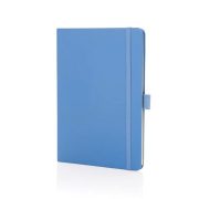   Sam A5 RCS certified bonded leather classic notebook, sky blue