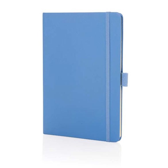 Sam A5 RCS certified bonded leather classic notebook, sky blue