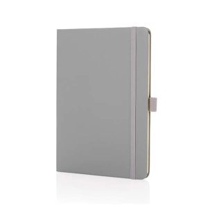 Sam A5 RCS certified bonded leather classic notebook, iceberg green