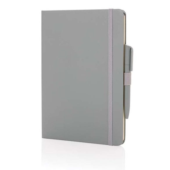 Sam A5 RCS certified bonded leather classic notebook, iceberg green