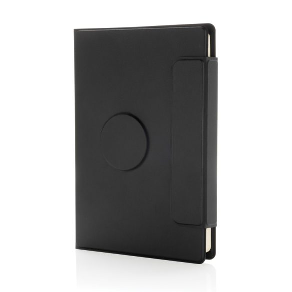 Stuart RCS certified RPU magnetic A5 portfolio, black