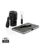   Swiss Peak RCS certified deluxe business gift set w/ tumbler, black