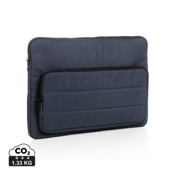 Impact AWARE™ RPET 15.6" laptop sleeve, navy