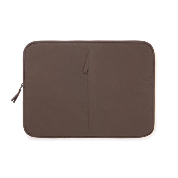 KENTO URBAN RCS recycled nylon 15.6 inch laptop sleeve, brown