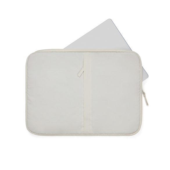 KENTO URBAN RCS recycled nylon 15.6 inch laptop sleeve, beige