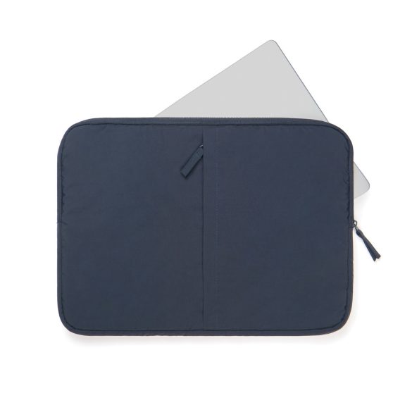 KENTO URBAN RCS recycled nylon 15.6 inch laptop sleeve, navy