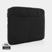   Laluka AWARE™ recycled cotton 15.6 inch laptop sleeve, black