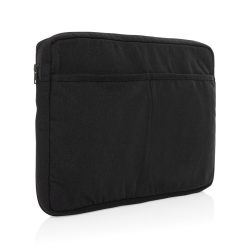   Laluka AWARE™ recycled cotton 15.6 inch laptop sleeve, black