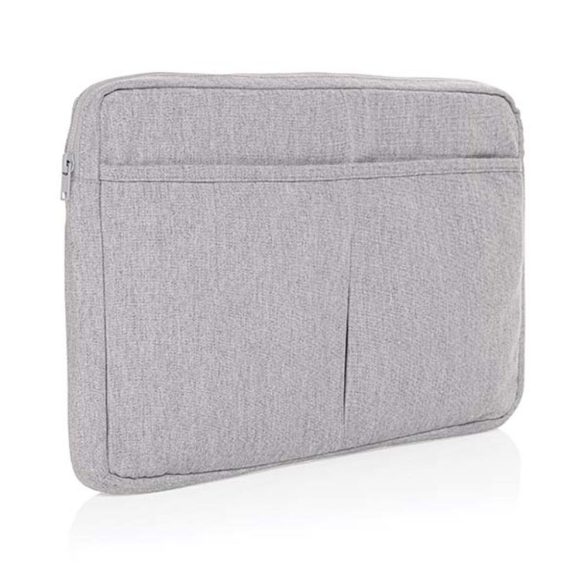 Laluka AWARE™ recycled cotton 15.6 inch laptop sleeve, grey