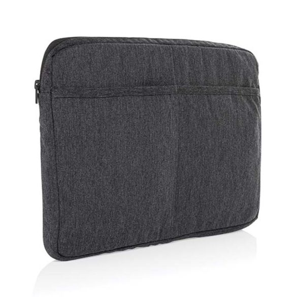 Laluka AWARE™ recycled cotton 15.6 inch laptop sleeve, anthracite