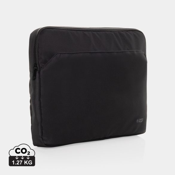 Swiss Peak Aware™ RPET Essential 15.6 inch laptop sleeve, black