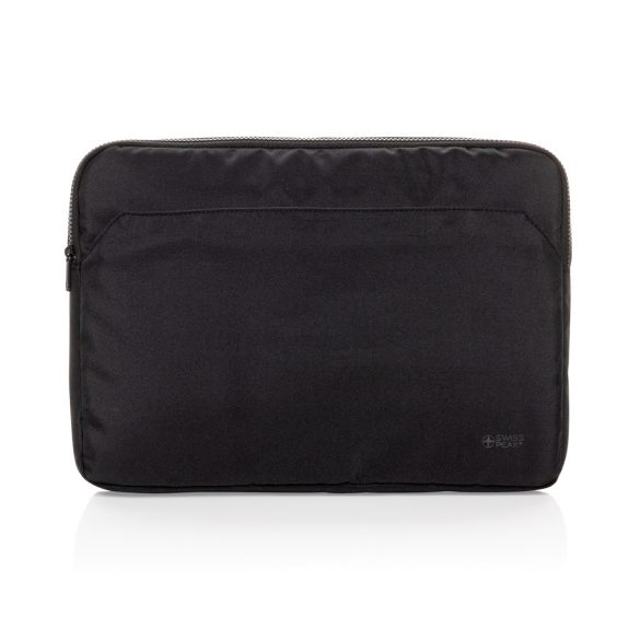 Swiss Peak Aware™ RPET Essential 15.6 inch laptop sleeve, black