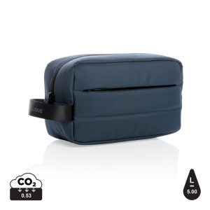 Impact AWARE™ RPET toiletry bag, navy